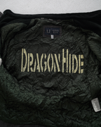 Archival Armani Jeans FW1998 “Dragon Hide” Suede Moto Jacket
