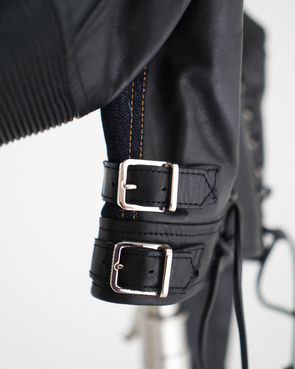 DSquared2 hybrid moto jacket