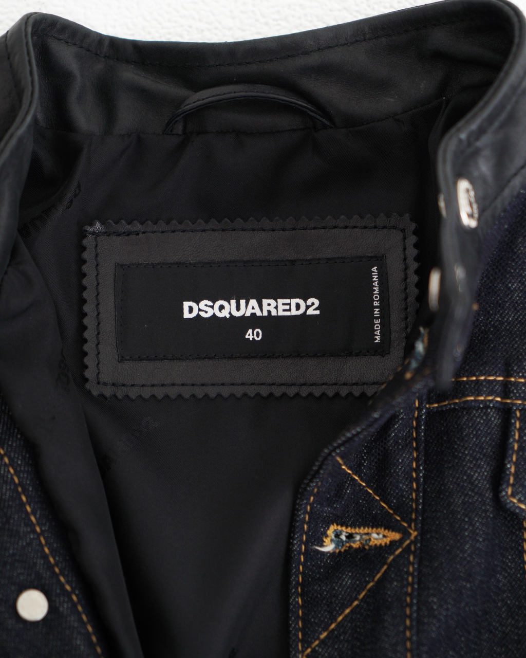 DSquared2 hybrid moto jacket