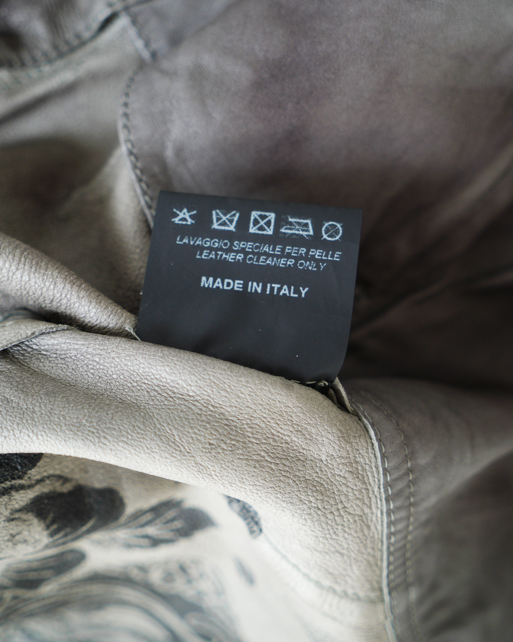 Empresa Artisanal Asymmetric Washed-Lambskin Jacket