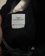 Preen by Thornton Bregazzi Feathered Cage-Harness Mini Dress