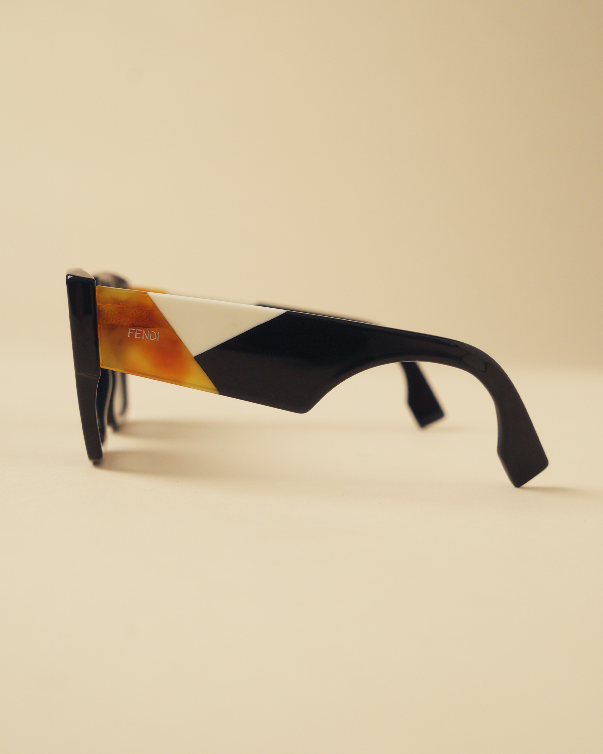 Fendi "Facets" Square Sunglasses