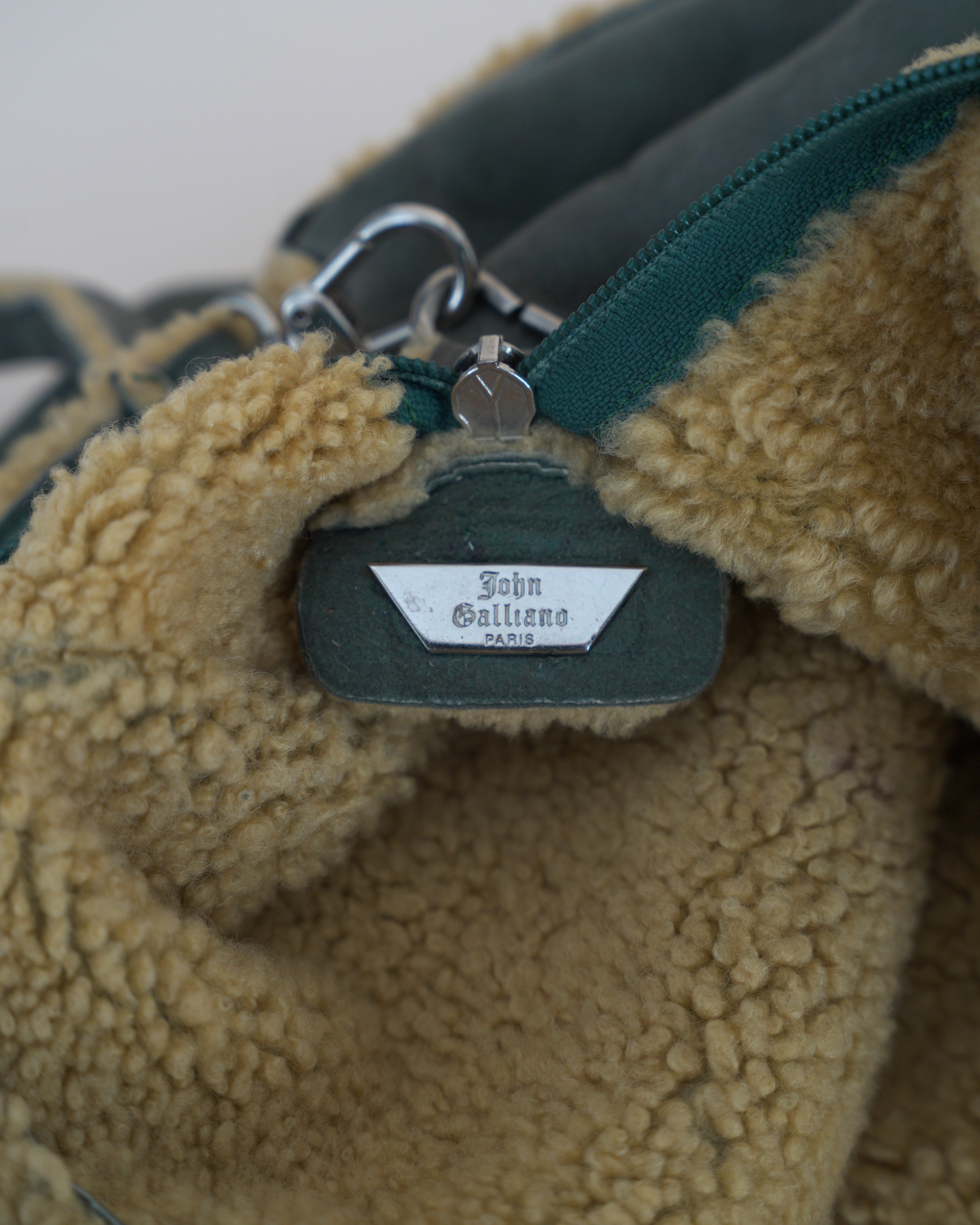 John Galliano A/W 2000 Shearling Bowling Bag