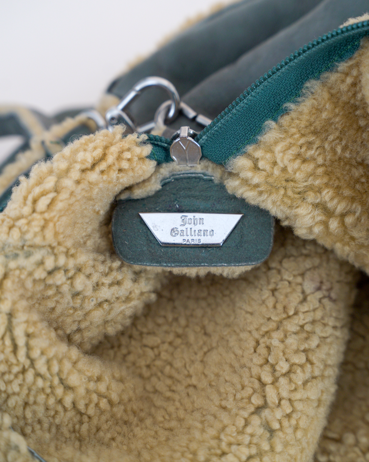 John Galliano A/W 2000 Shearling Bowling Bag