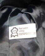 Gaspard Yurkievich sculpted leather blazer jacket