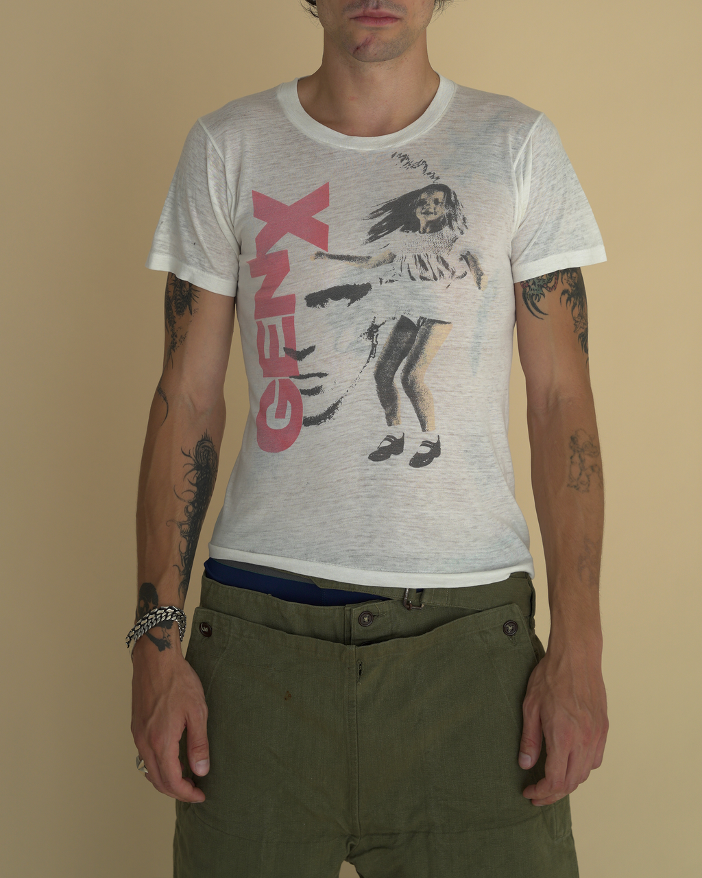 Vintage 1979–1981 Generation X “Dancing with Myself” Punk T-shirt