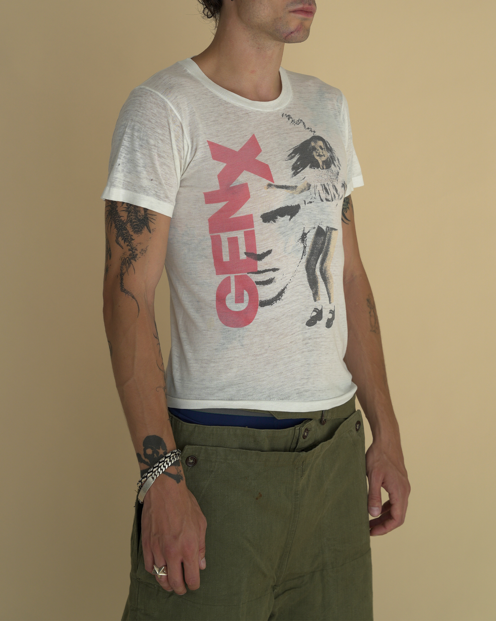 Vintage 1979–1981 Generation X “Dancing with Myself” Punk T-shirt