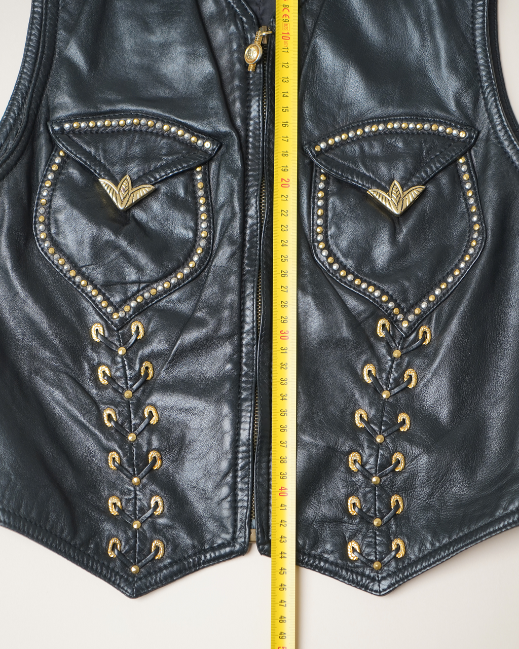 Gianni Versace S/S 93 "Western" leather set