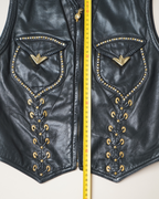 Gianni Versace S/S 93 "Western" leather set