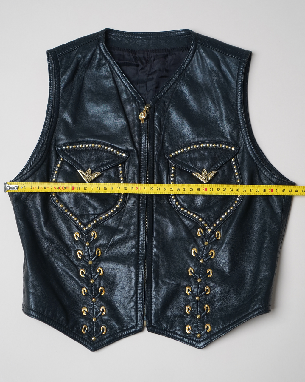 Gianni Versace S/S 93 "Western" leather set