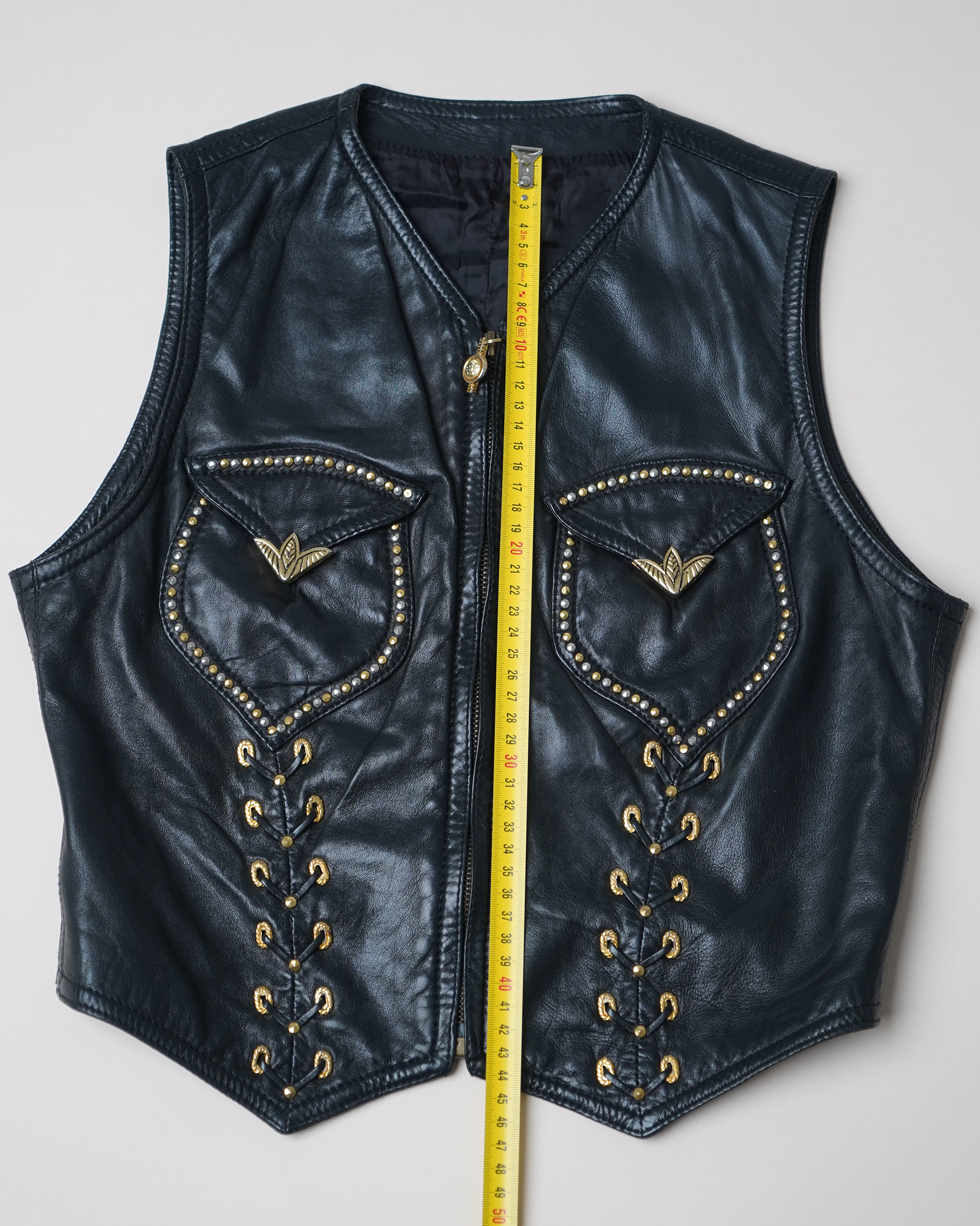 Gianni Versace S/S 93 "Western" leather set