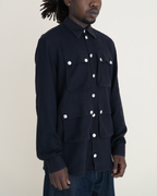 Givenchy by Riccardo Tisci Multi-Pocket Shirt Jacket