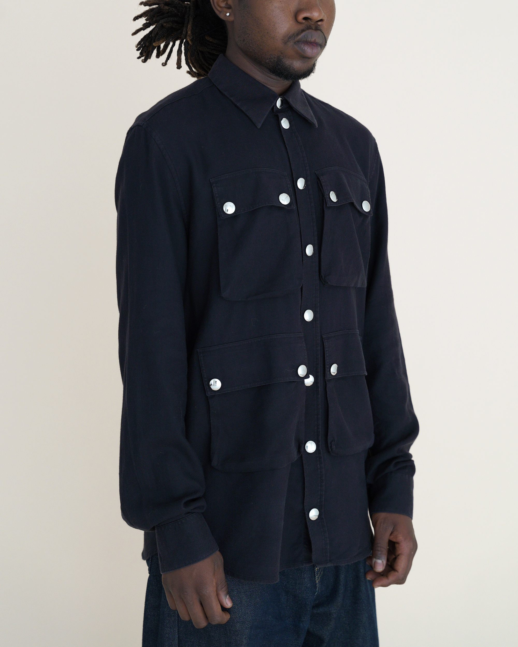 Givenchy by Riccardo Tisci Multi-Pocket Shirt Jacket