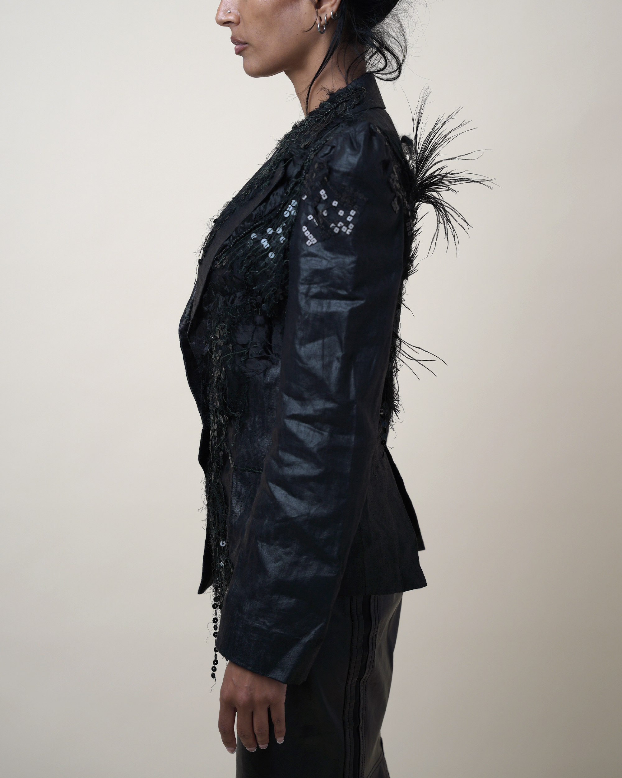Preen by Thornton Bregazzi AW2013 Deconstructed Lace Blazer
