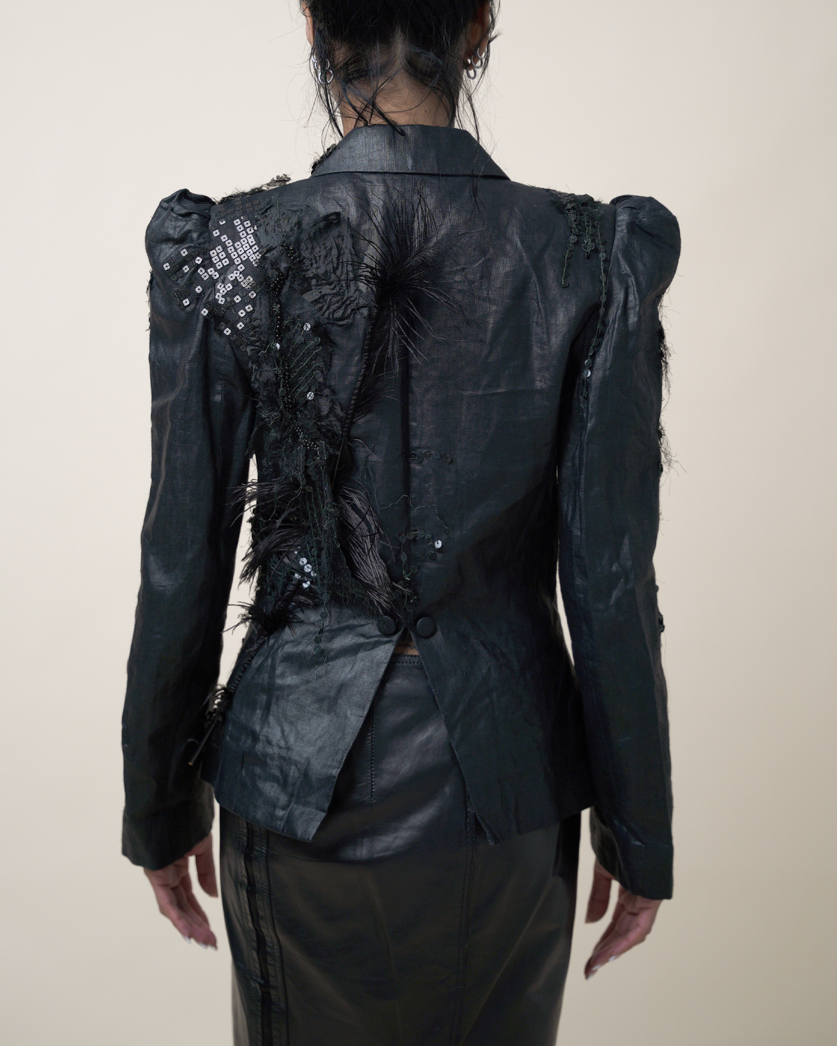 Preen by Thornton Bregazzi AW2013 Deconstructed Lace Blazer