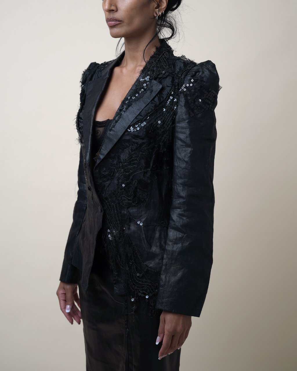 Preen by Thornton Bregazzi AW2013 Deconstructed Lace Blazer