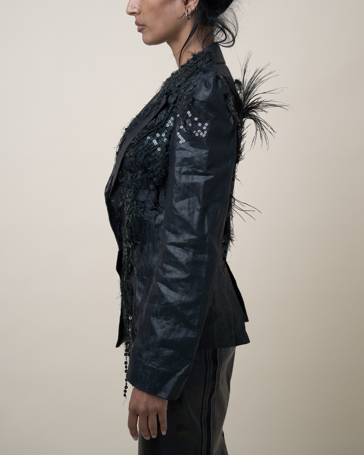 Preen by Thornton Bregazzi AW2013 Deconstructed Lace Blazer
