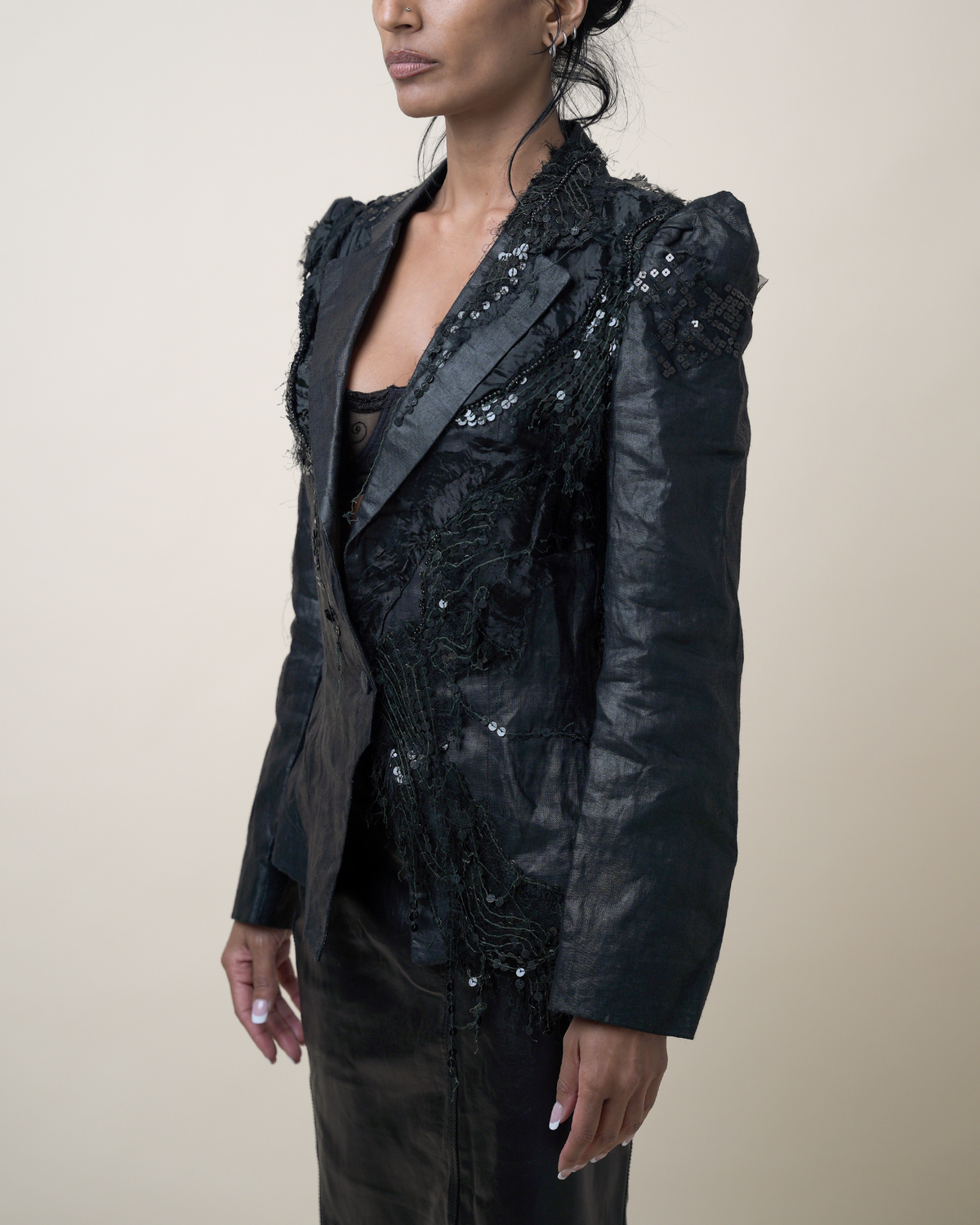 Preen by Thornton Bregazzi AW2013 Deconstructed Lace Blazer