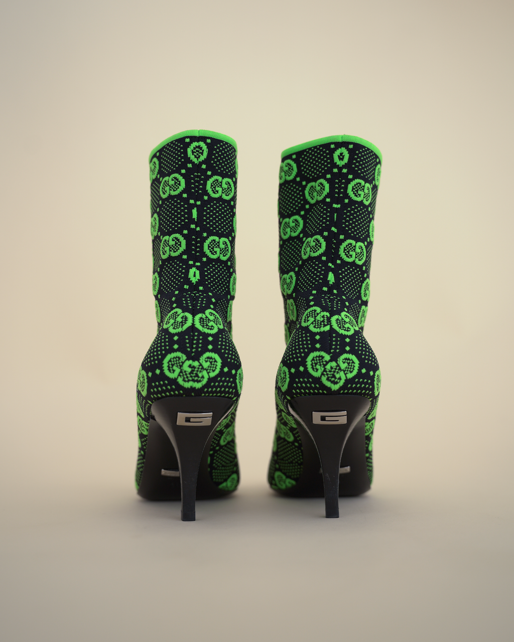 Gucci GG Stretch Mesh Ankle "Tom" Boots