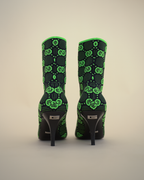 Gucci GG Stretch Mesh Ankle "Tom" Boots
