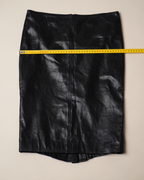 Gucci by Tom Ford leather midi-skirt