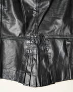 Gucci by Tom Ford leather midi-skirt