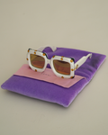 Gucci "Hollywood Forever" oversized crystal-studded square Sunglasses