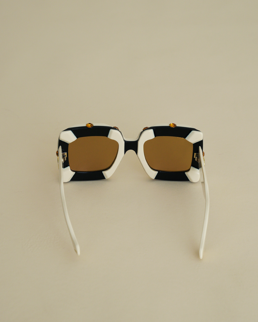 Gucci "Hollywood Forever" oversized crystal-studded square Sunglasses