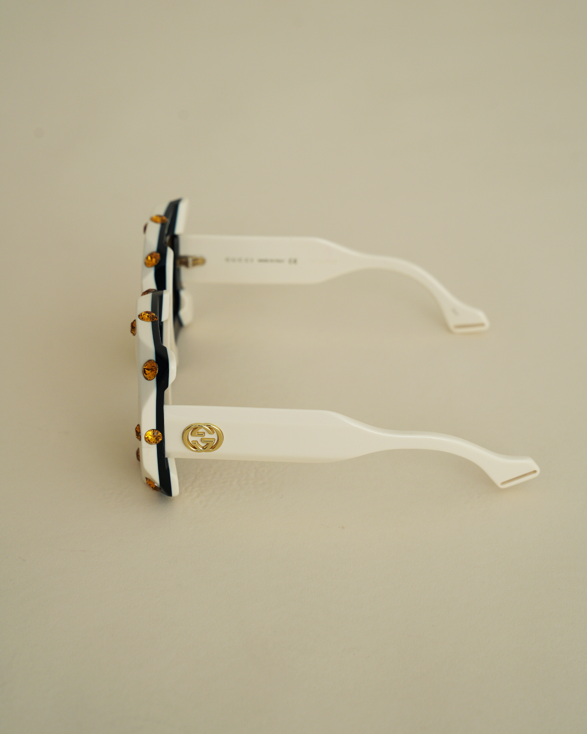 Gucci "Hollywood Forever" oversized crystal-studded square Sunglasses