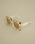 Gucci "Hollywood Forever" oversized crystal-studded square Sunglasses