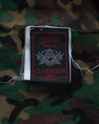 Jean Paul Gaultier Maille Sheer Mesh Camo Bomber & Wrap Sarong Set