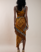 Jean Paul Gaultier Maille "Les Tatouages" oceanic tattoo tank & sarong set