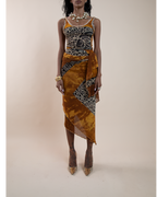Jean Paul Gaultier Maille "Les Tatouages" oceanic tattoo tank & sarong set