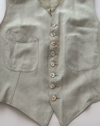 Archival Jean Paul Gaultier SS1994 “Les Tatouages” Deconstructed Waistcoat