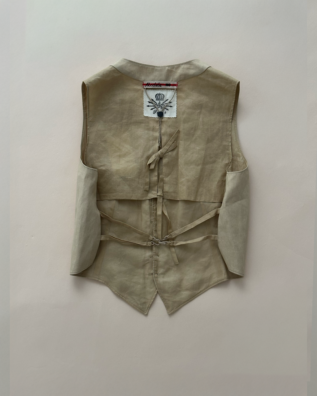 Archival Jean Paul Gaultier SS1994 “Les Tatouages” Deconstructed Waistcoat