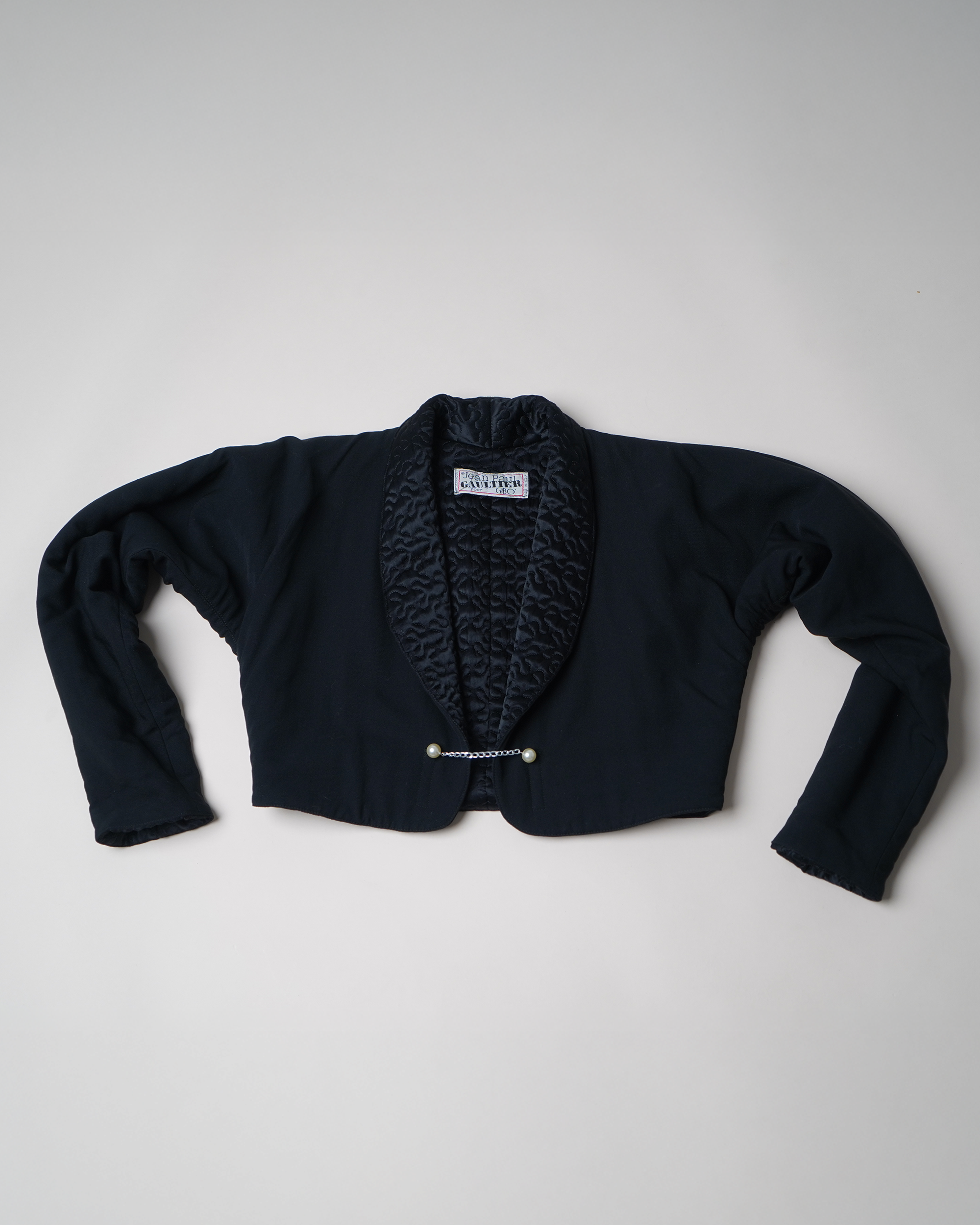 Archival Jean Paul Gaultier AW1985 “Le Look Bergère” Quilted Bolero Jacket