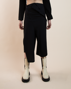 Junya Watanabe Comme des Garçons asymmetrical drop crotch culottes