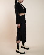 Junya Watanabe Comme des Garçons asymmetrical drop crotch culottes