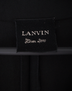 Lanvin deconstructed raw-edge fringed blazer jacket