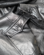 Archival 1970s Loewe 1846 Leather Military Safari Jacket
