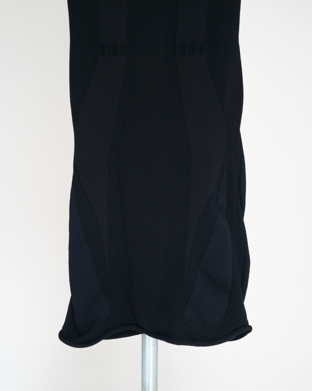Louis Vuitton Black Bodycon Engineered Technical Knit Dress