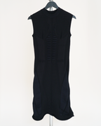 Louis Vuitton Black Bodycon Engineered Technical Knit Dress