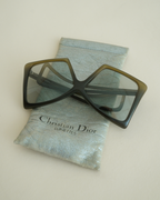 Christian Dior 1970s "Miss Dior" Oversized Butterfly Glasses