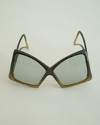 Christian Dior 1970s "Miss Dior" Oversized Butterfly Glasses
