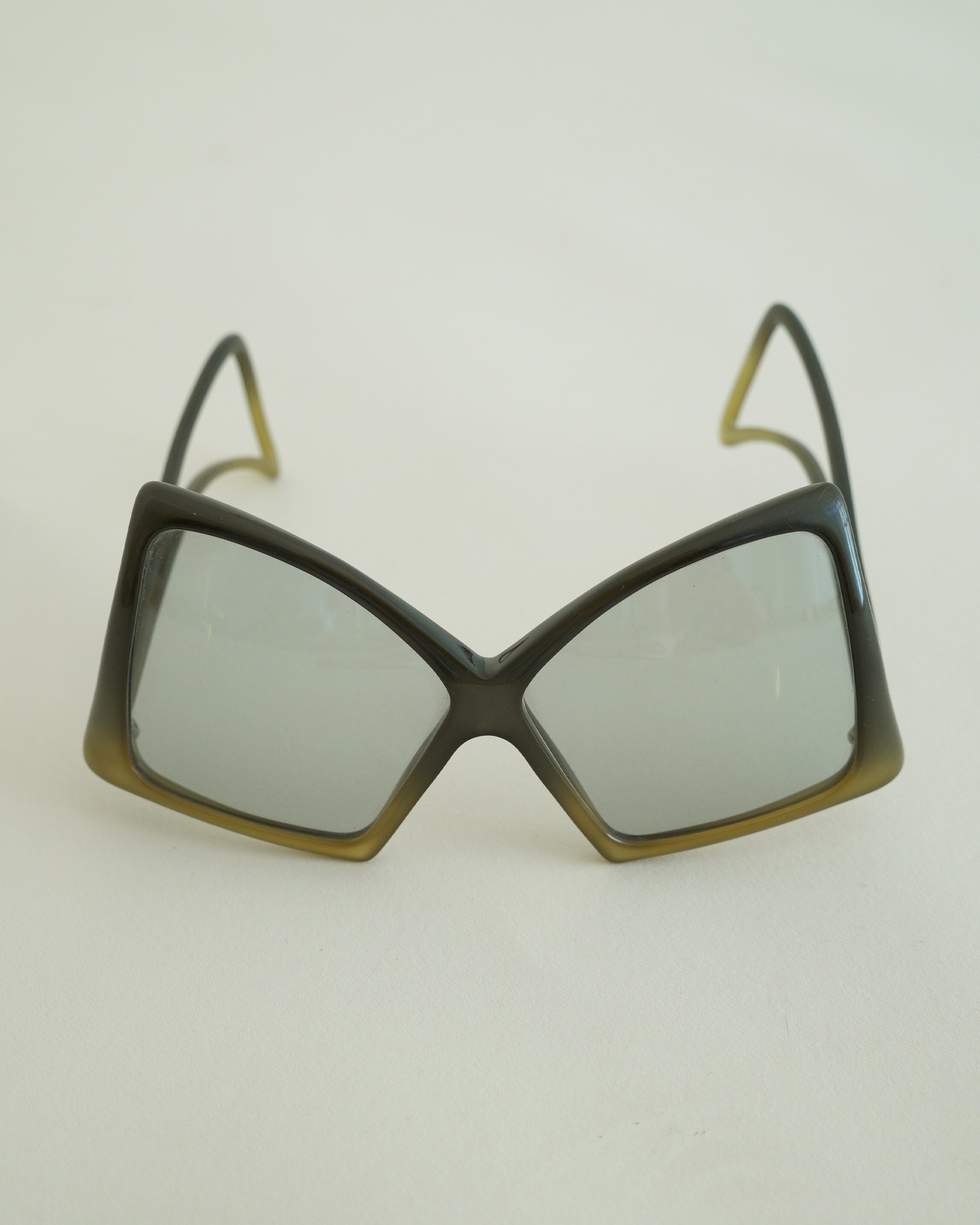 Christian Dior 1970s "Miss Dior" Oversized Butterfly Glasses