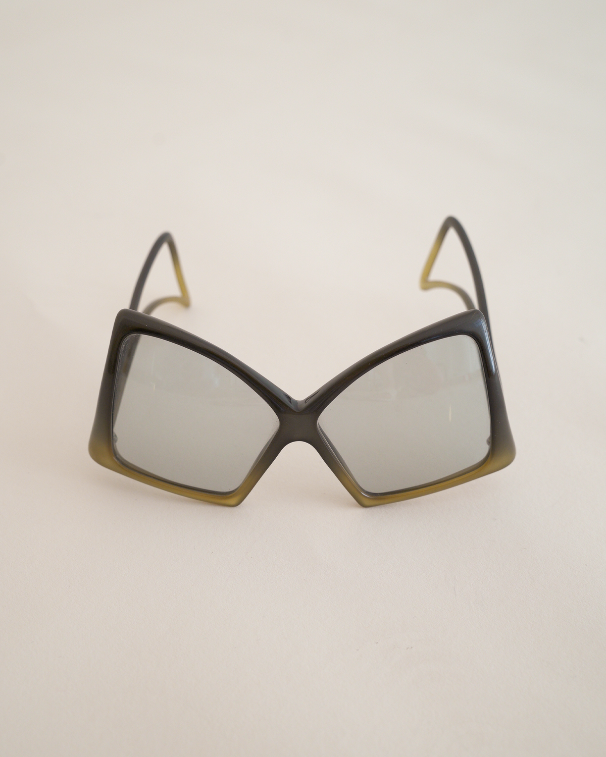 Christian Dior 1970s "Miss Dior" Oversized Butterfly Glasses