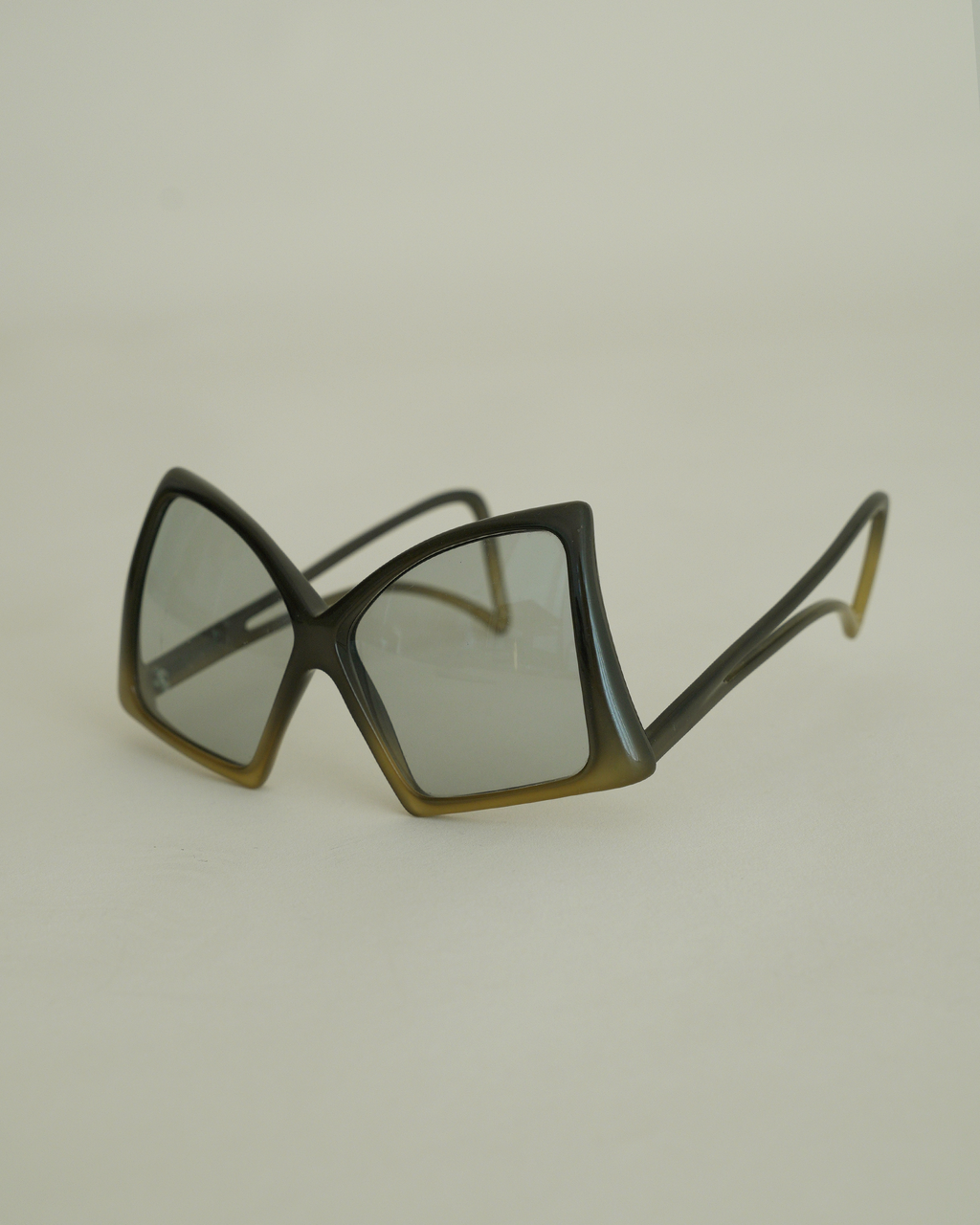 Christian Dior 1970s "Miss Dior" Oversized Butterfly Glasses