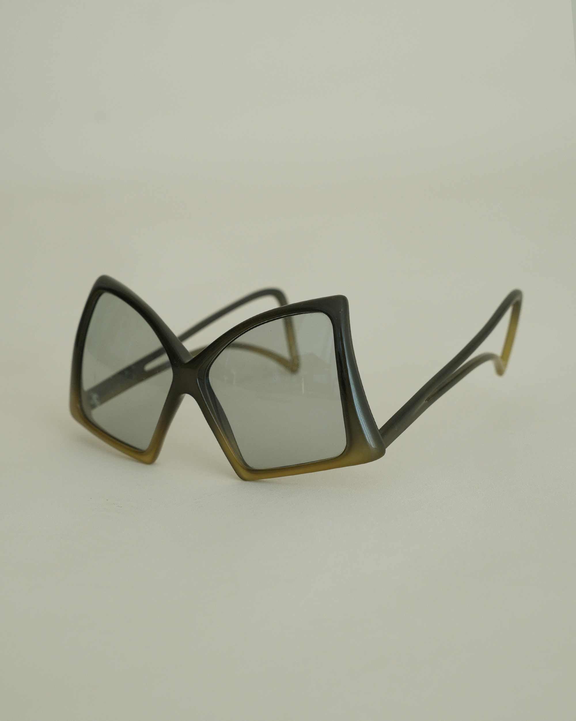 Christian Dior 1970s "Miss Dior" Oversized Butterfly Glasses