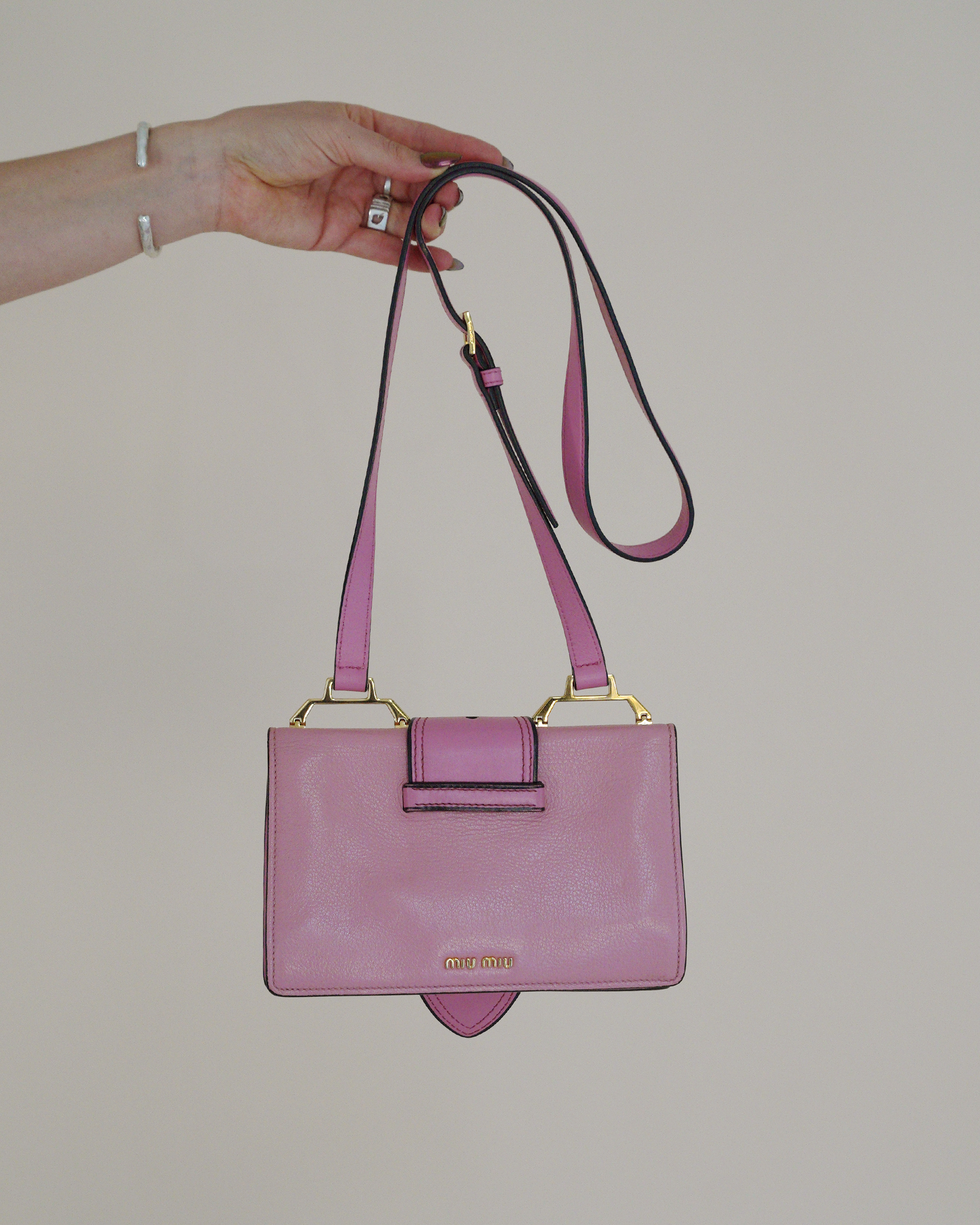 Miu Miu Orchid Pink "Miu Lady" Crossbody Bag