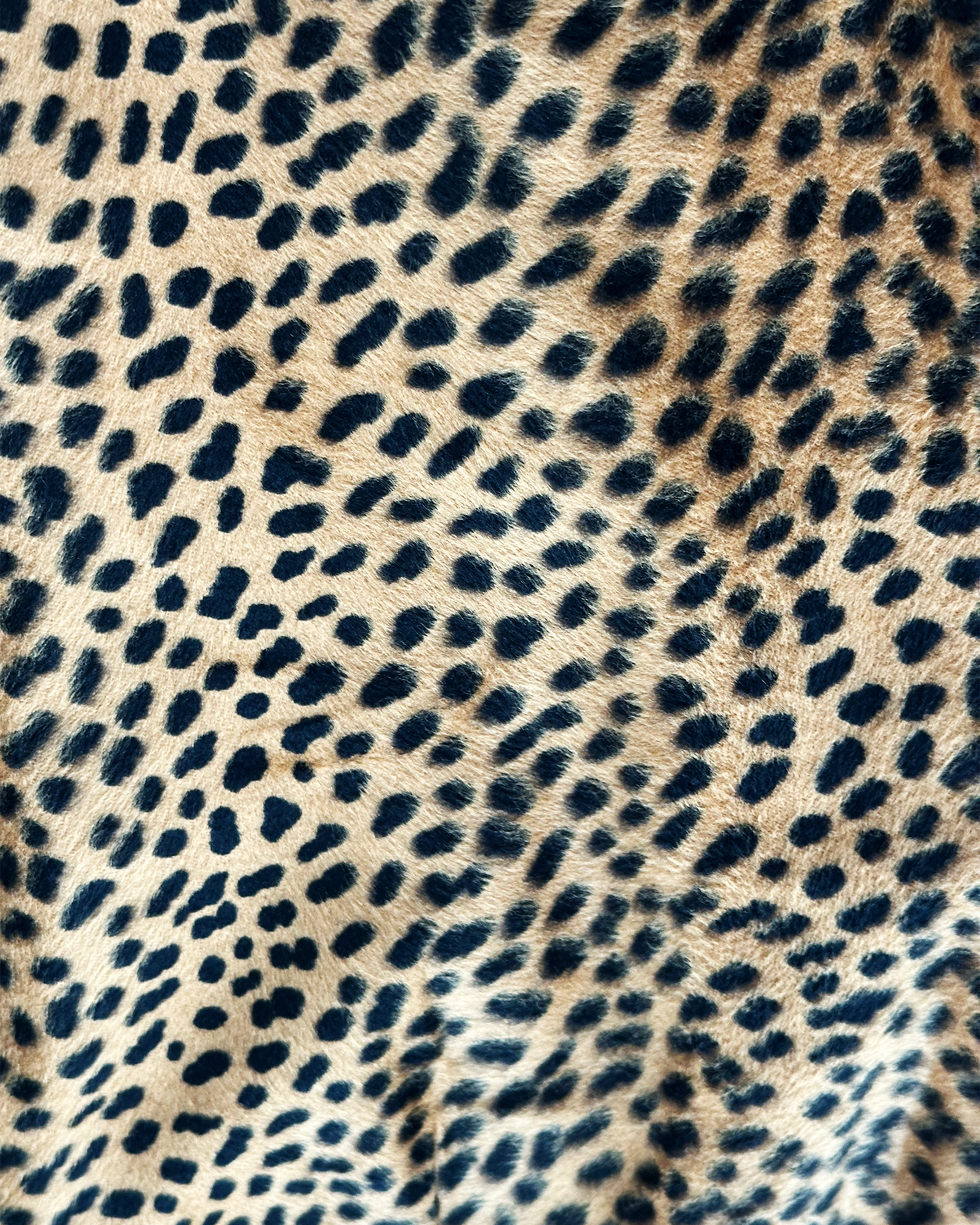 Moschino Jeans Faux Fur Cheetah Print Sheath Dress